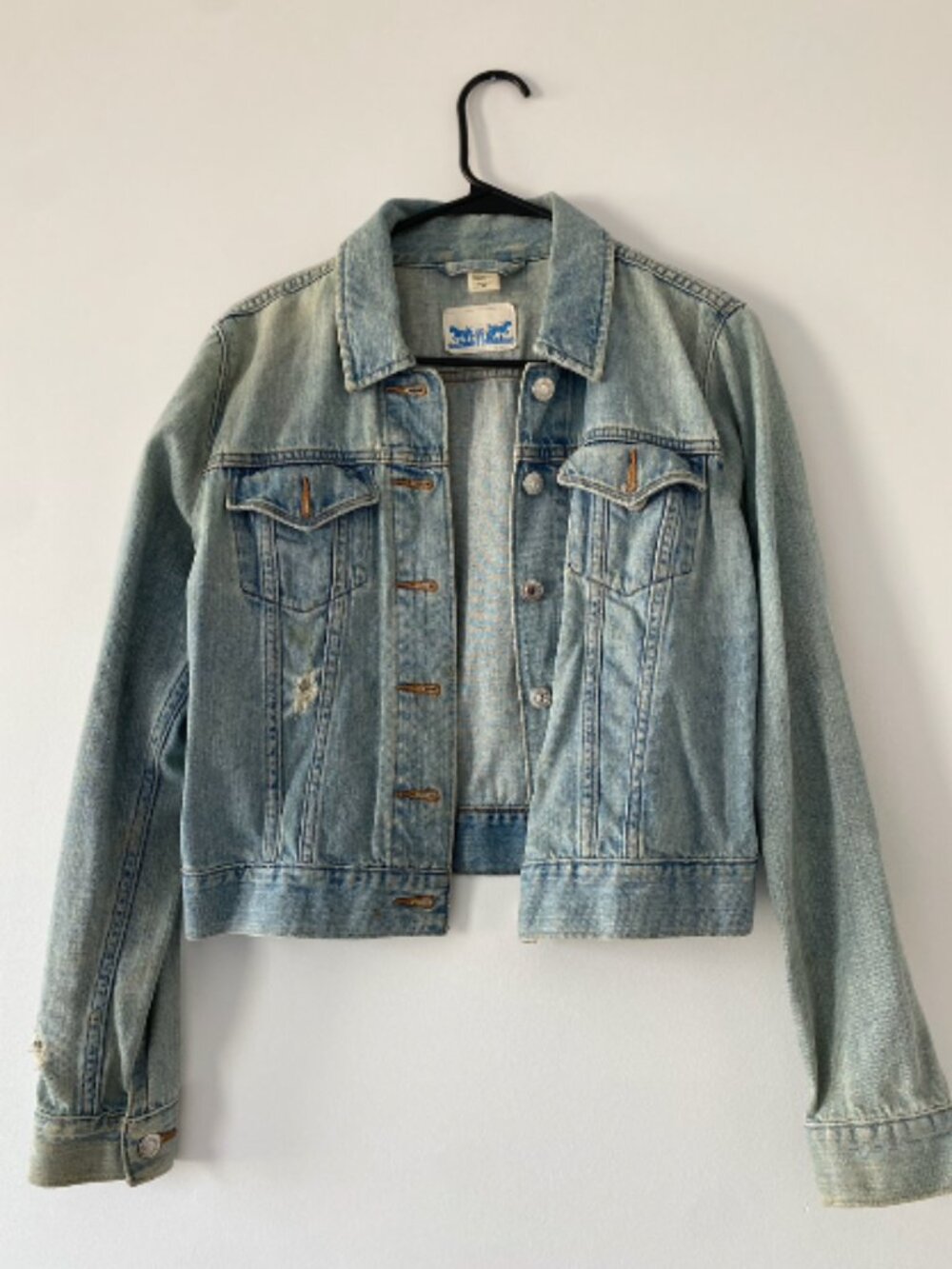Levi's Original Denim Vintage Trucker Jacket Kids Large Women's Small